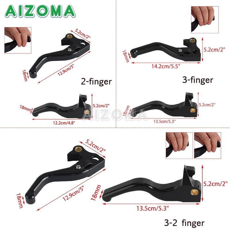 2/3 Finger Motorcycle Front Brake Handle Clutch Levers For Harley Sportster XL XR 1200 883 50 Nightster Roadster Iron 2004-2013