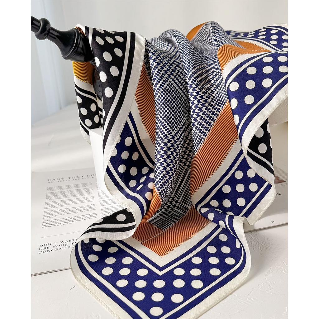 14 momme 100% Natural Twill Silk Scarf Double Female Foulard Shawl Wrap High Quality Square Neckerchief Hijab Bandana Scarves