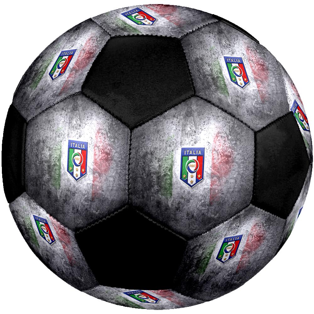 TAGLIA 5 Pallone da Calcio Italiano Colorato Per Tutte le Età Cucito a Macchina PVC Pronto per la Competizione Resistente Ad Alto Rimbalzo