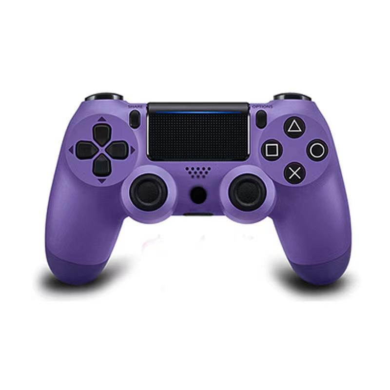 Wireless Controller for PS4, Bluetooth Gamepad with Dual Vibration, Ergonomic Design, Compatible with PC