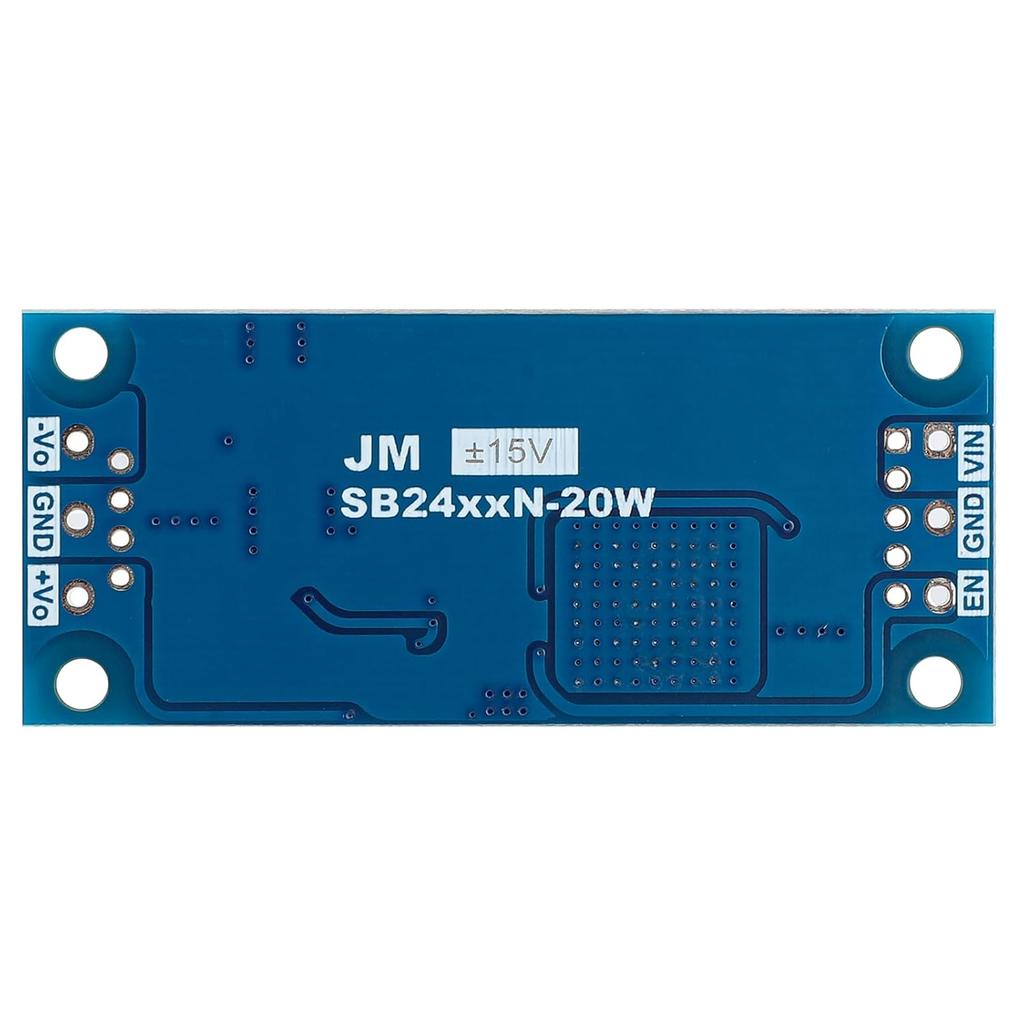 DROK Micro Boost Voltage Converter DC 4.8-35V to DC ±15V Positive Negative Dual Output Module 660mA Power Regulator Step Up Volts Transformer Board