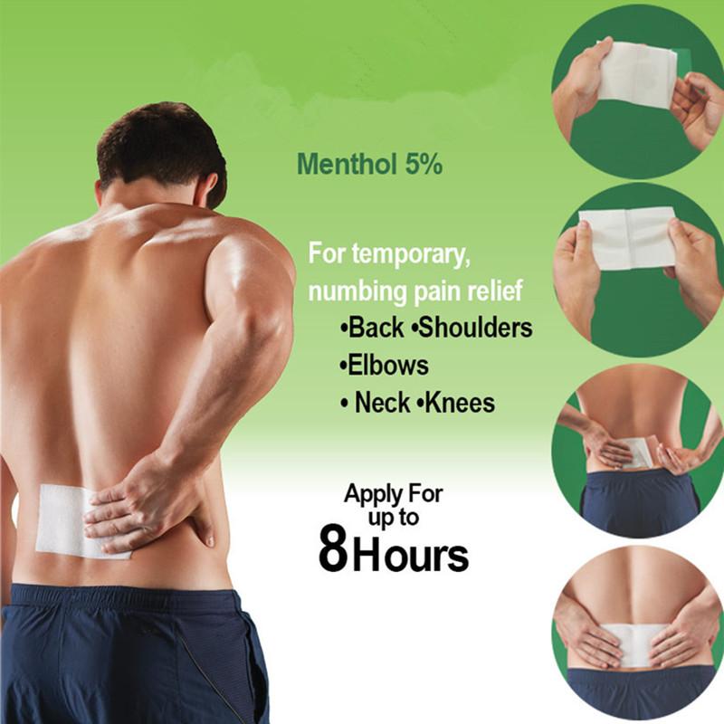 KONGDY 30 Bags Menthol Pain Relief Patch Cooling Patch for Back/Neck Pain Muscular Pain Sticker