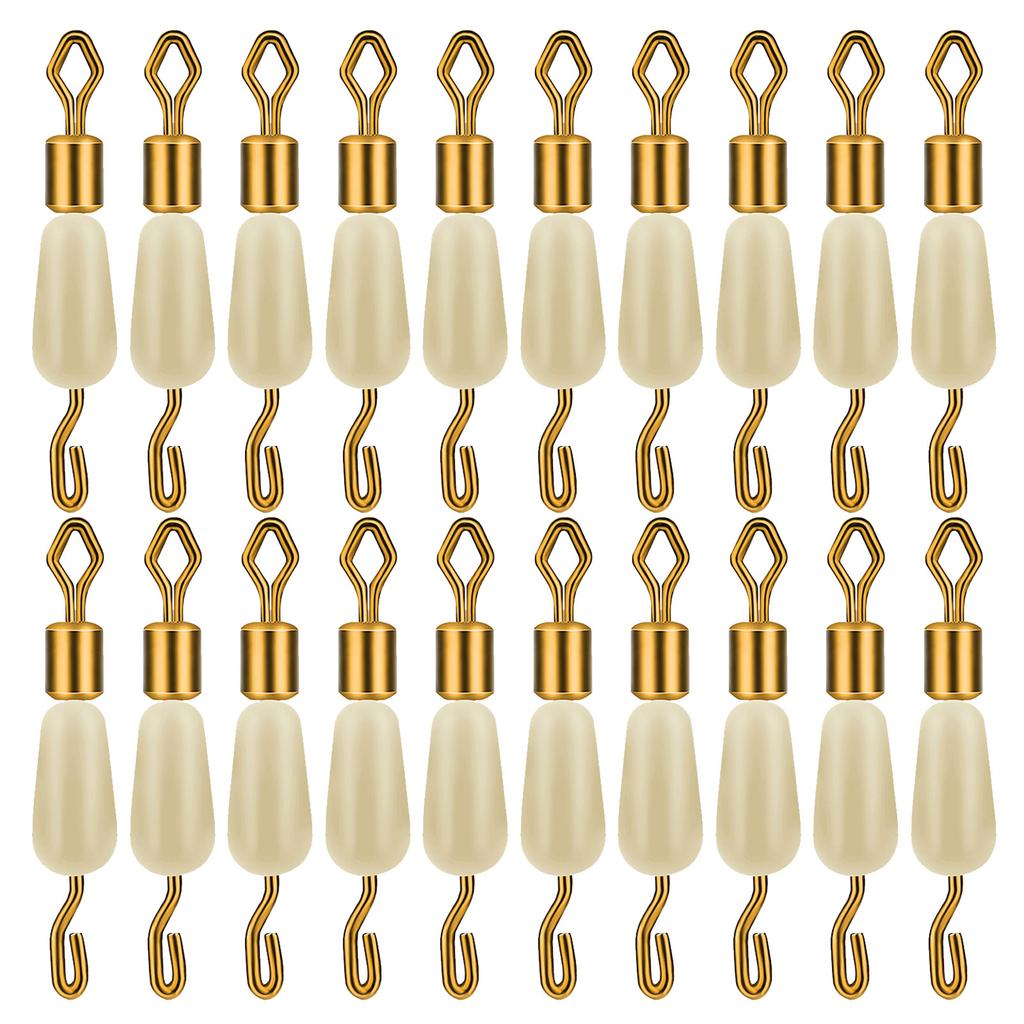 High Strength Fishing Swivels and Snap Swivels, Heavy Duty Ball-Bearing Swivels with Welded Rings for Saltwater Fishing