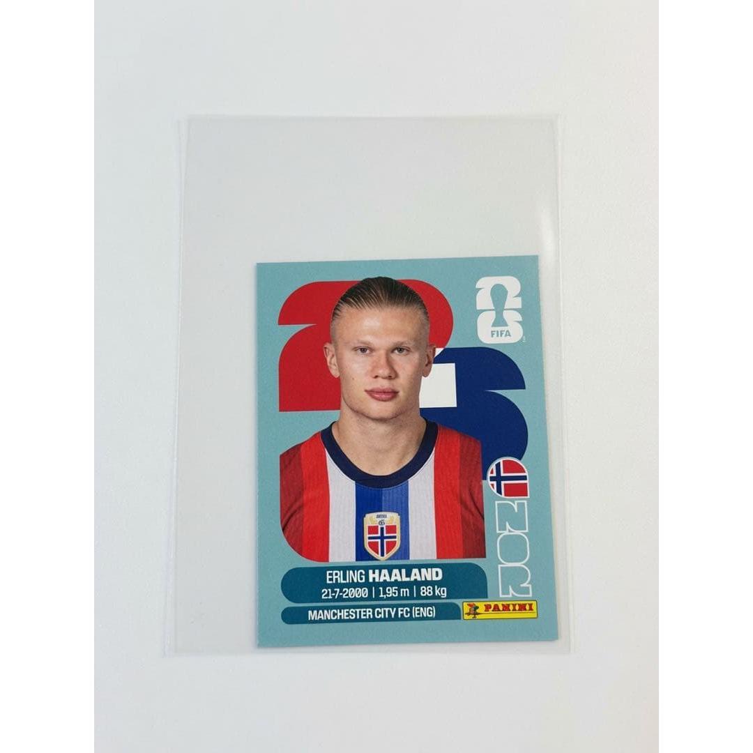 Used Panini Haaland Norway national team sticker set