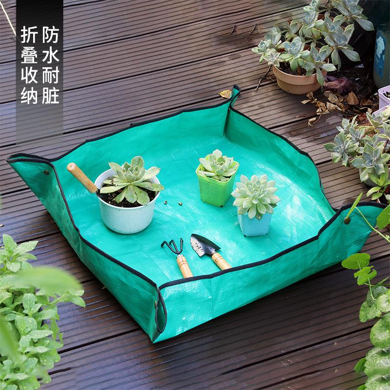 Gardening Waterproof PVC Soil Mixing Mat for Planting and Succulents