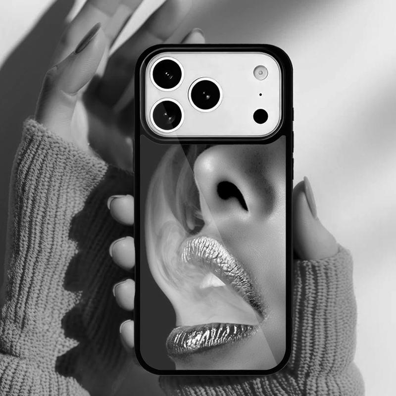 Smoke Plume Funny Phone Case for iPhone 17 Air 16e 15 14 13 Pro Max Back Cover for 12 11 Pro Coque