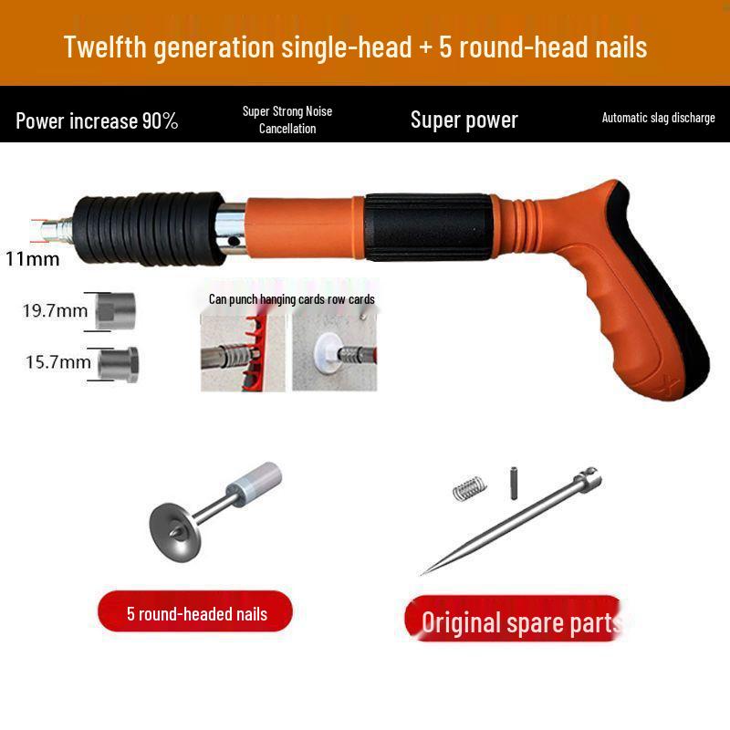 Mini Ceiling Fixing Nail Gun for Installing Air Conditioner Hanging and Cement Wall Fastening