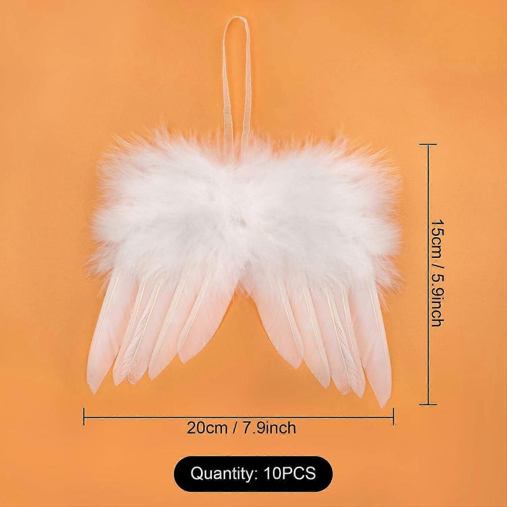 10 Christmas Children's Photography Feather Props