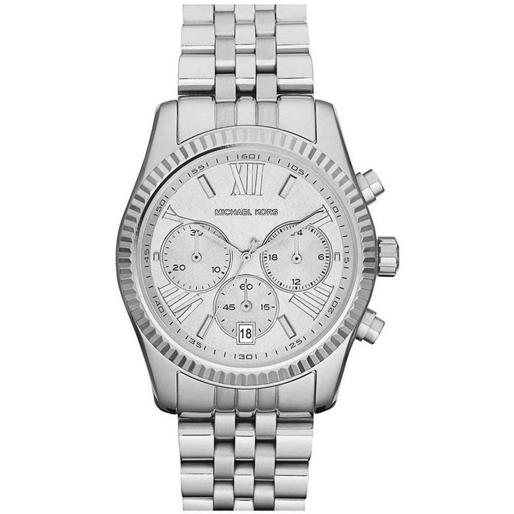 Michael Kors MK5555 Vintage Classic Lexington Chronograph Damenuhr 38mm silber