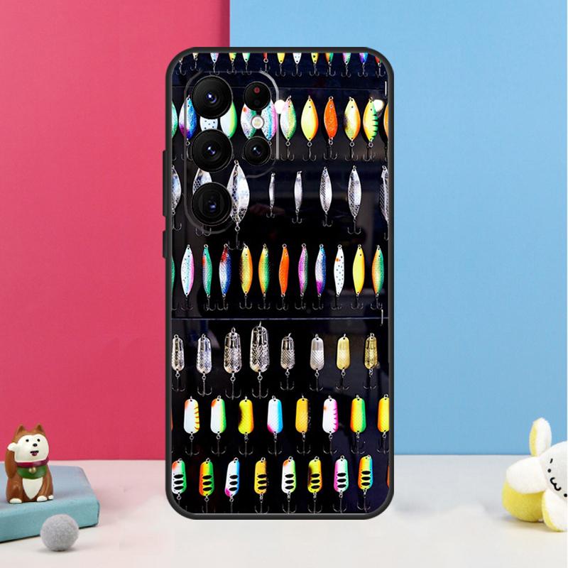 Fishing Tackle Case For Samsung Galaxy S26 S25 Ultra S20 S21 S22 S23 S24 Plus S10 S25 FE Back Cover Shell