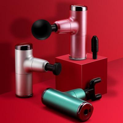 New Portable Wireless Mini Fascia Gun for Women's Muscle Relaxation and Fitness - Silent Massage Tool