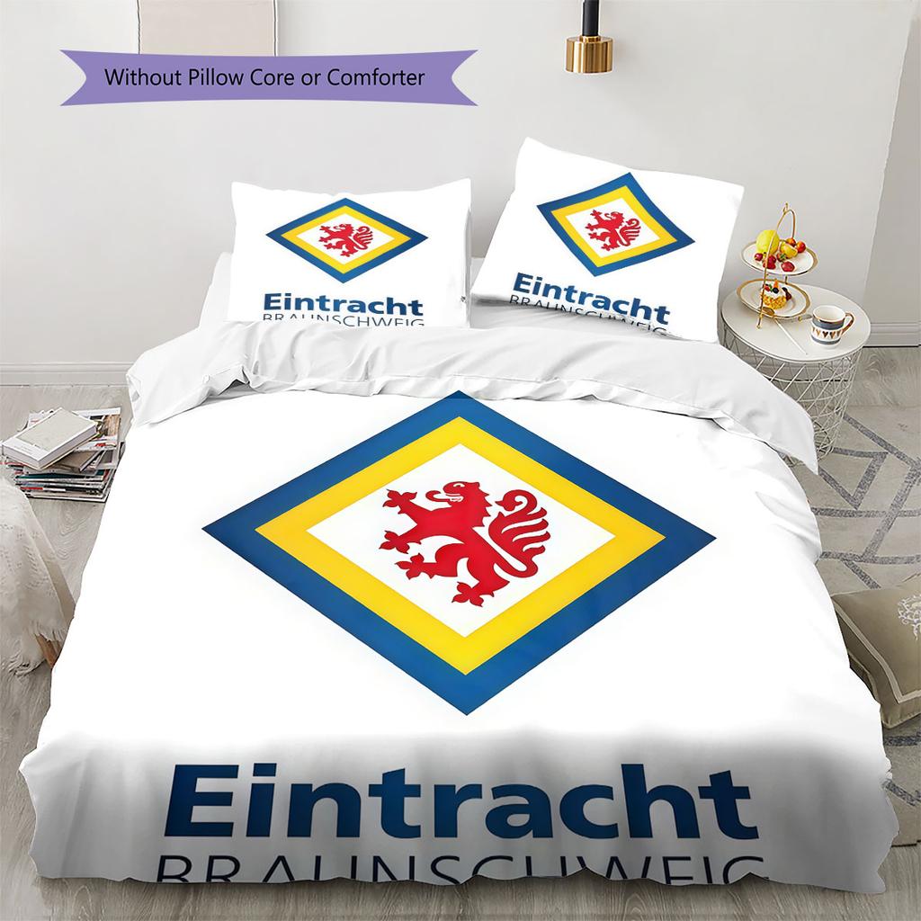 Eintracht Glory Bedding Quilt Set Quilt Cover Pillowcase Home Decoration Birthday Gift (1 * duvet cover + 2 * pillowcase, without core)