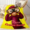 Curious George Adventure Blanket Soft & Cozy Suitable for Office Chair Office Sofa Four Seasons Universal Modern