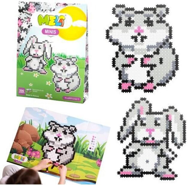 Конструктор пластиковый Meli Minis Fluffy 2в1, 500 деталей