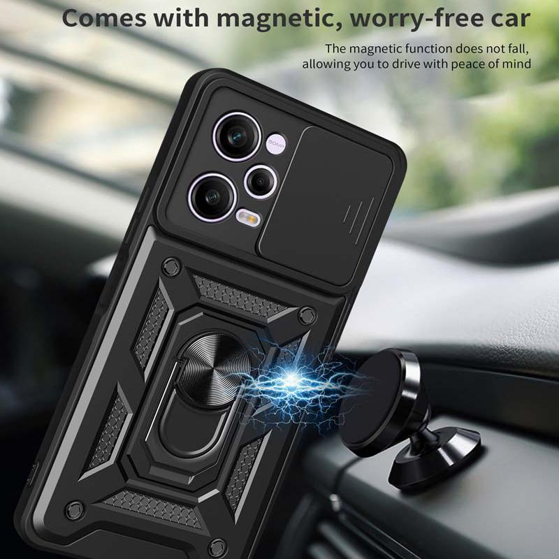 Slide Lens Case For Xiaomi Redmi Note 13 13C Redmi13 Shockproof Protect Cover for POCO C65 F5 X5 F6 X6 M6 Pro 4G 5G Phone Cases
