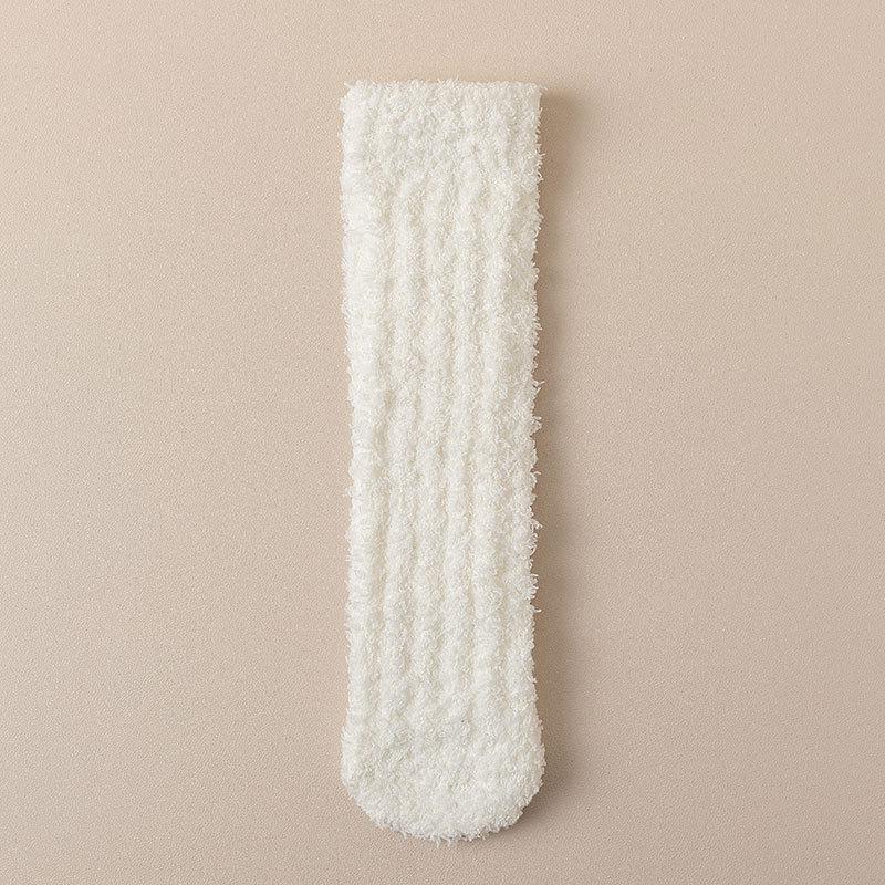 Coral Fleece Thermal Maternity Socks for Women - Winter & Fall Edition Thickened & Fleece-Lined Loose-Fit Floor Socks for Home & Sleep