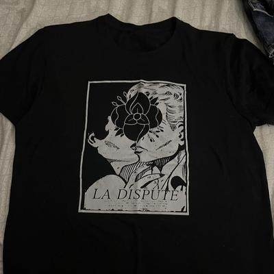 New La Dispute Black T-Shirt Cotton Full Size Unisex Unisex T-Shirt