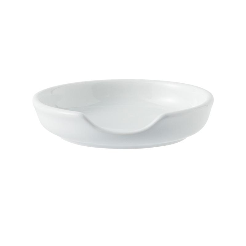 Ceramic Spoon Rest and Utensil Holder for Rice Spoon, Spatula, Soup Spoon, Chopsticks, Knife, and Fork.