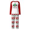 Family Matching Print Sets Pajamas Loungewear Outfits Family Matching Long Sleeve Tops+Pants Set
