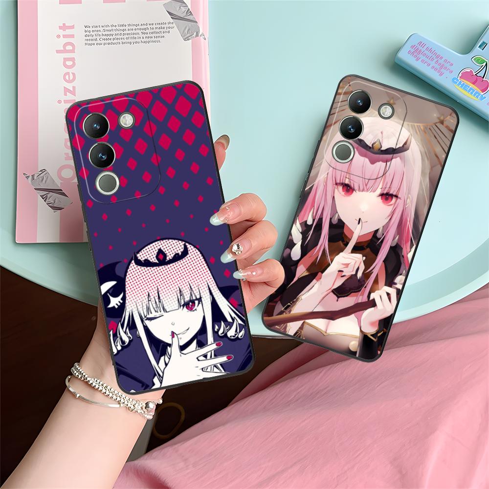 Holo Mori Calliope Matte TPU Mobile Phone Case for VIVO V60 V50 V40 V30 V29 V27 V25 V23 Pro Lite 5G Colorful Printing Cover