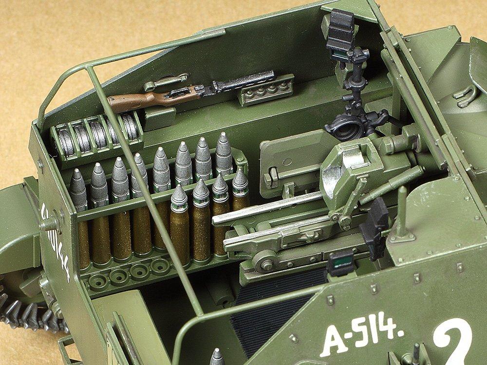 Tamiya 1/35 Military Miniature Series No. 348 Soviet Army Self-Propelled Gun SU-76M Plastic Model 35348