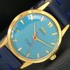 VINTAGE HMT SONA HAND-WINDING INDIAN MENS SKY BLUE COLOR DIAL WATCH A444056-1