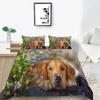 Animal Dog 3D Print A Dog Sleeping On Its Stomach Duvet Cover Design Lovely Pet Dog For Children Women Men Bedroom Decorations
