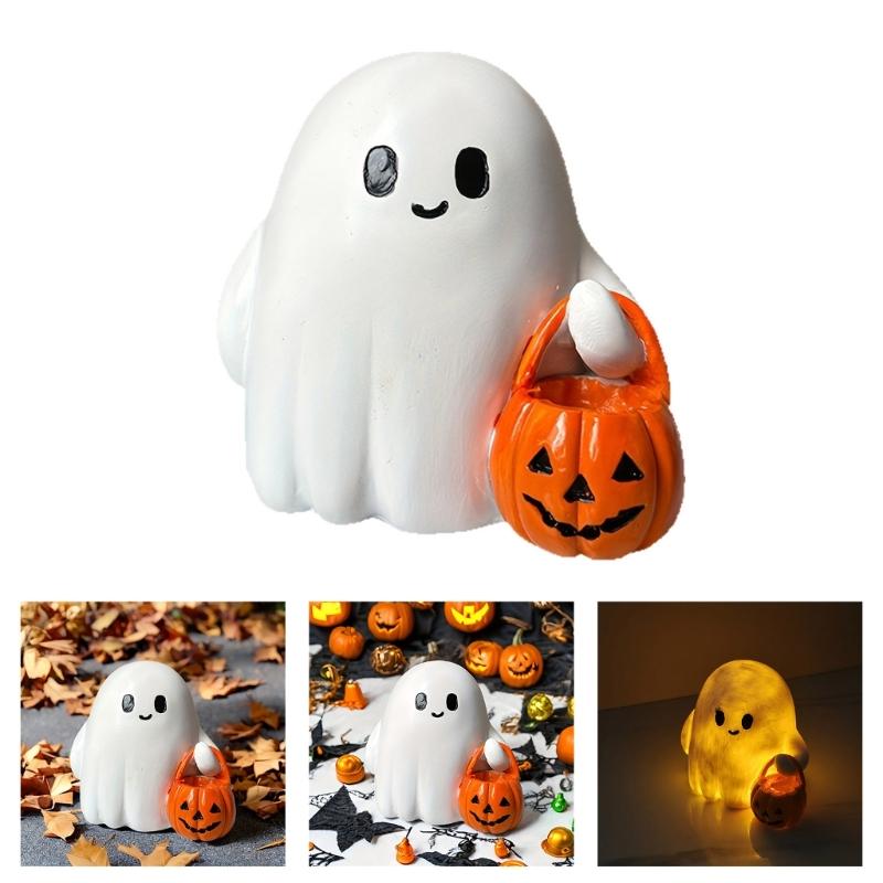 User friendly Resin Specters Ornament For Halloween Decorations Indoors Outdoor Durable Portable Design