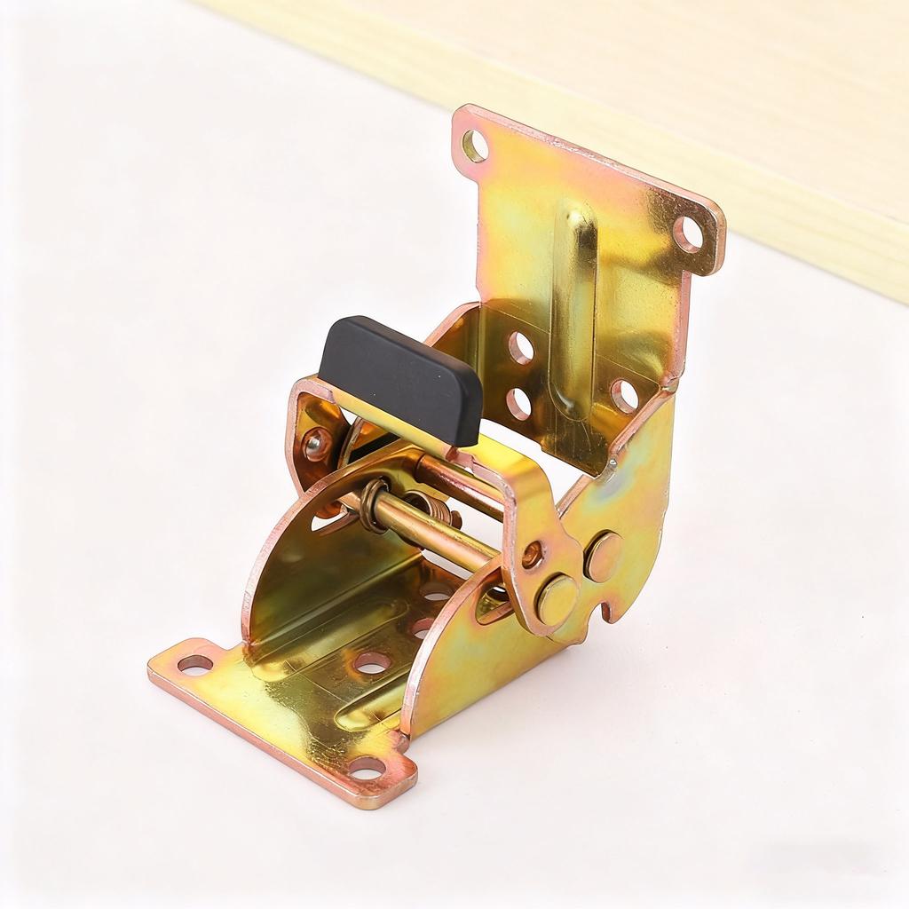 Foldable Hinges Bracket Self-Lock Extension Folding Hinge with Screw Furniture Cabinet Table Repair Support Holder Home Hardware