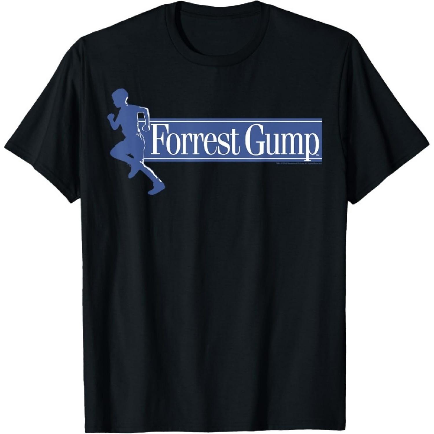 Forrest Gump Running Silhouette Title T-Shirt S чёрный