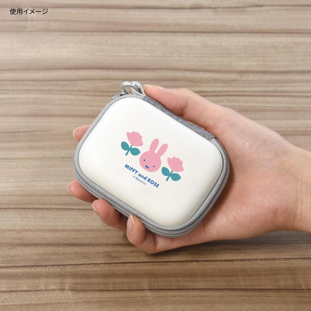 Gourmandies Miffy and ROSE Gadget Pouch SS Pink MF-490PK