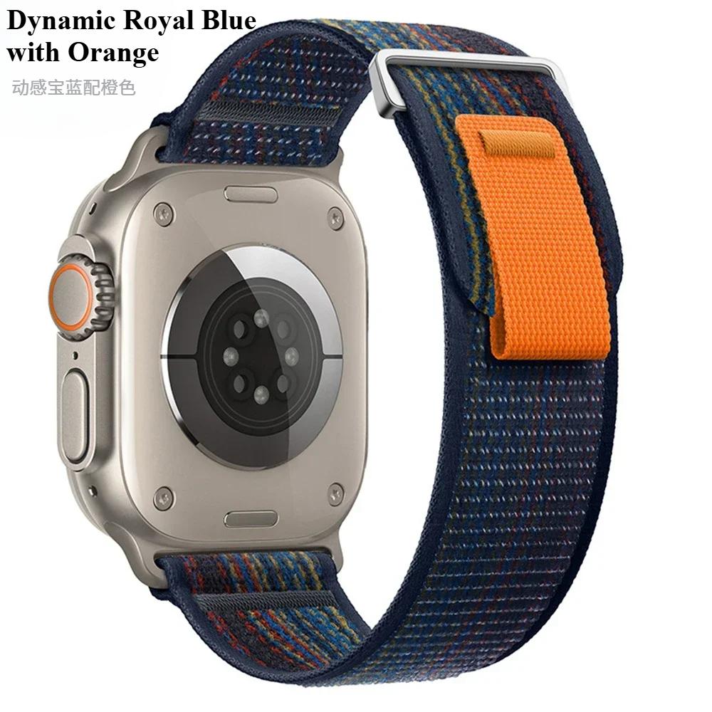 Trail Loop Strap For Apple Watch Series 10 46mm 42mm Sports Nylon Wristband iWatch Ultra 2 49mm 9 8 7 6 5 4 SE 45mm 41mm 44mm 40mm Band