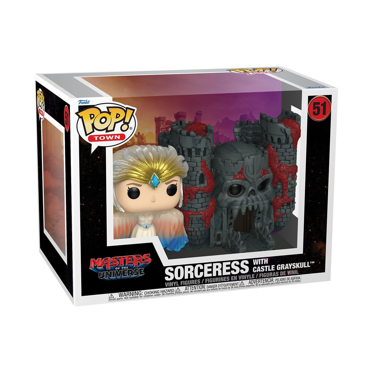 Funko Town Masters of the Sorceress Castle Grayskull Pop! Universe & (Live-Action Version) белый