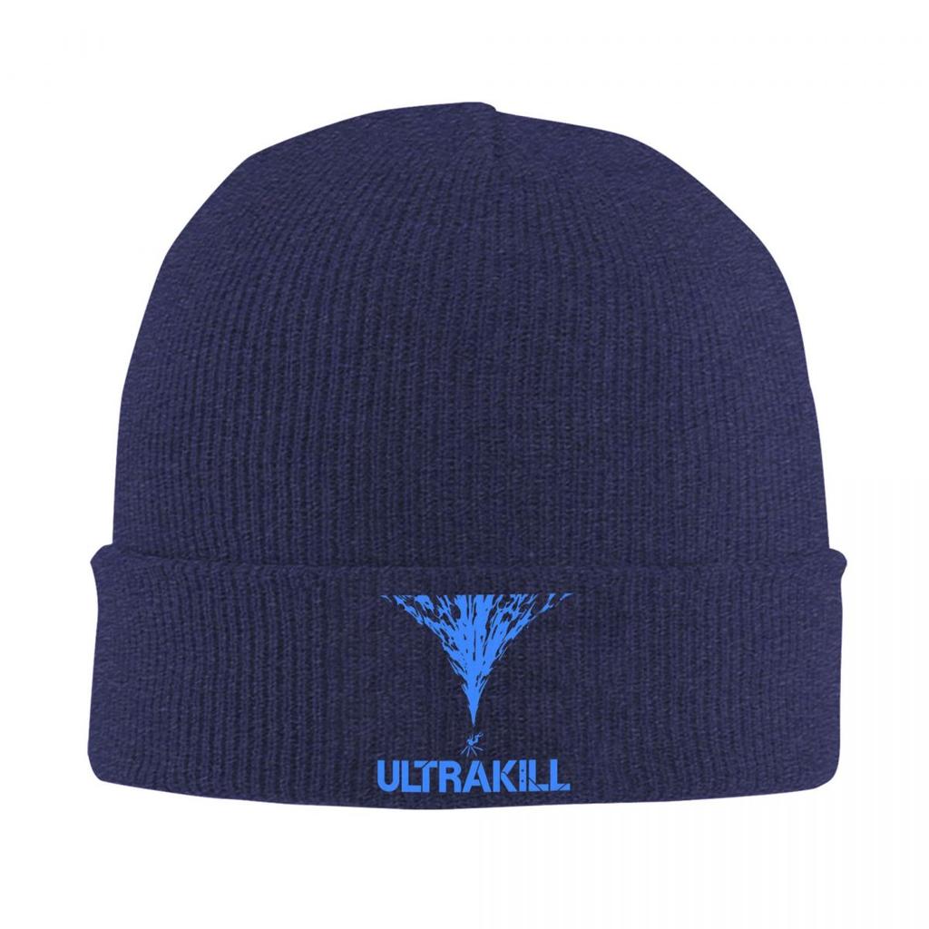 Ultrakill Video Game Accessories Warm Knitted Cap Winter Knit Bonnet Hat Skullies Beanies Hip Hop Caps for Unisex