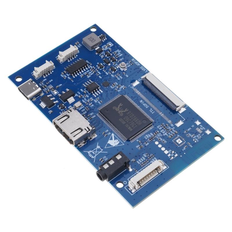Universal Hdmi+AUdio 40Pin LCD Driver Controller Board Kit for Panel EJ070NA02 1024x600 Replacement