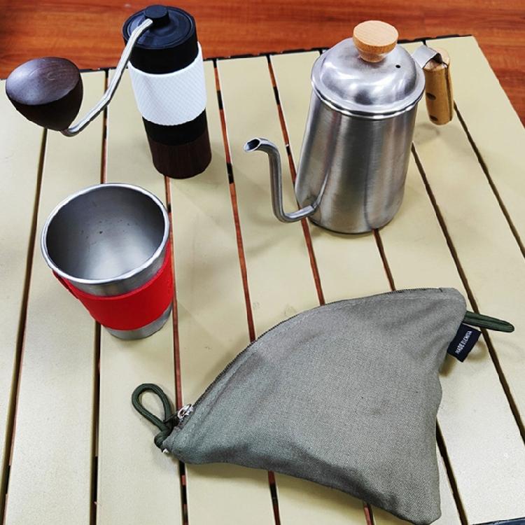 Versatile Coffee Paper Filter Holder Waterproof Fabric Storage Bag Filters Bags