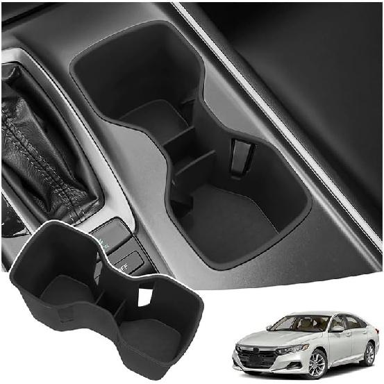 Center Console Cup Holder Insert for 2007-2012 Lexus ES 350 Accessories Replace ES350 Cup Holder Non-Slip Silicone