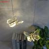 LED Butterfly pendant lights Bedside Hanging Light Modern Dining Living Room Home Decor Multi-Headed Lobby Staircase Luminaire