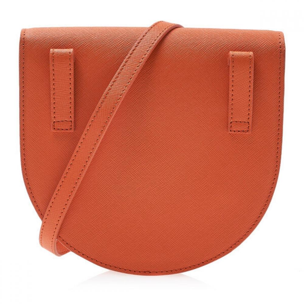 Vivienne WeStwood Women S Saffiano Saddle croSSbody Bag 43030097 L001n F401