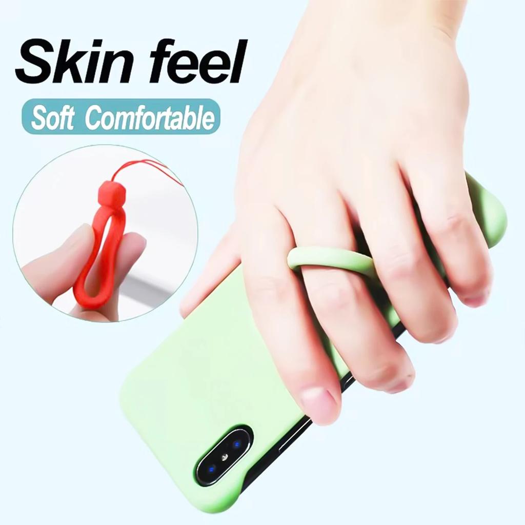 5pcs Fashionable Silicone Mobile Phone Lanyard Strap Hanging Chain Ring Cord Wrist Strap Cell Phone Holder Rope Keychain 2025