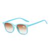 New Tea-Coloured Uv-Protective Reading Glasses Women'S Ins Style Large-Frame Square Ultra-Light Reading Glasses Men Goggles