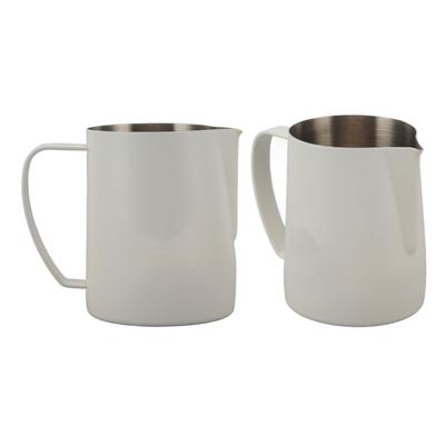 Frothing Jug Pitcher   Beak Tip 304 Stainless Steel Milk Frother Cup for Home Cafe 600ml