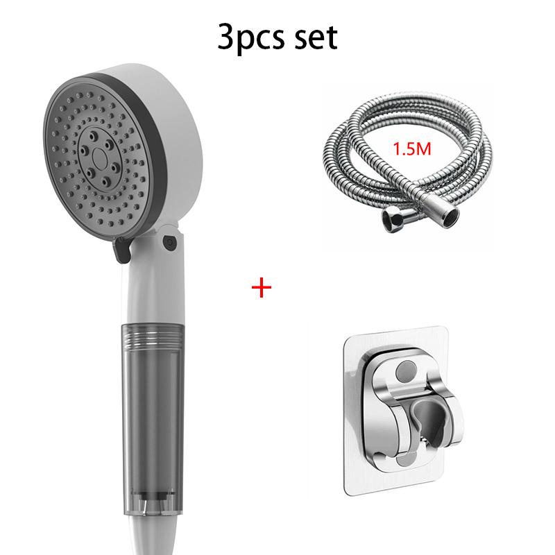 Head of Shower High-Pressure Water Saving Filtered Shower Head Handheld Showerhead Fall Resistance Bathroom Shower Nozzle