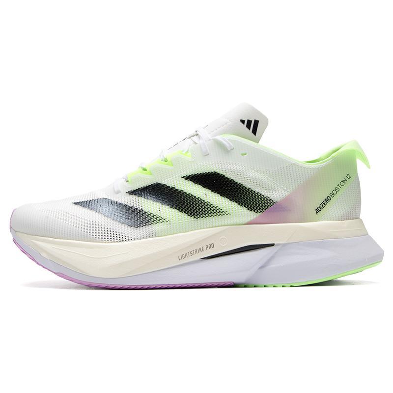 

новые Adidas Adizero Boston 12 Cloud White Core Black Green Spark 44