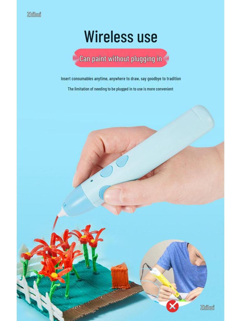 3D Low-Temperature Graffiti Pen for Students and Kids - Perfect for Creative Boys and Girls' Birthdays