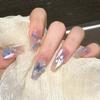 Frühling und Sommer Wind Tragen Nagel Reiner Wunsch Nagelpflaster Aufhellend Abnehmbares Nagelstück Langes und kurzes Nagelstück Fertigprodukt