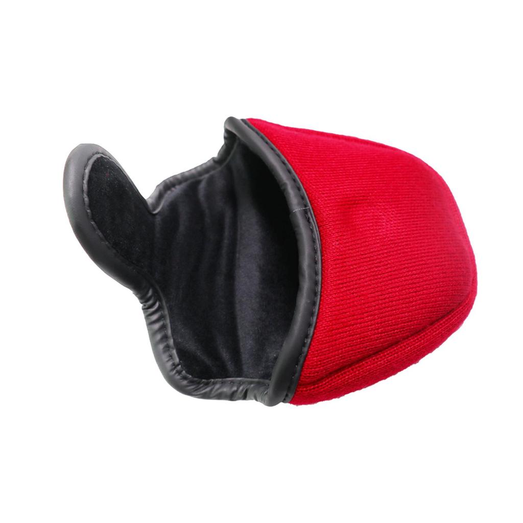 Golf Putter Cover Mallet Head Dustproof Waterproof for Outdoor - 14×11×5 cm