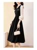 2026 Spring Forest Style Plus Size Women's Slim Fit A-Line Dress - Flattering and Fashionable