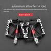 ROCKBROS Road Mountain Bike Bicycle Pedals, Anti-Slip Aluminum Cycling Pedal, Night Time Reflective Universal Threaded Port