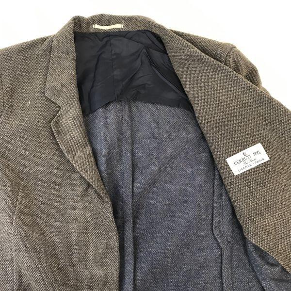 CERRUTI 1881 Hochwertige Herren-Sakko aus 100 % Wolle, Größe L, Braun(GEBRAUCHT)